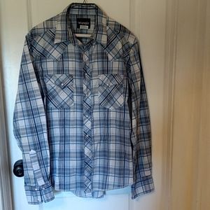 Wrangler pearl snap shirt